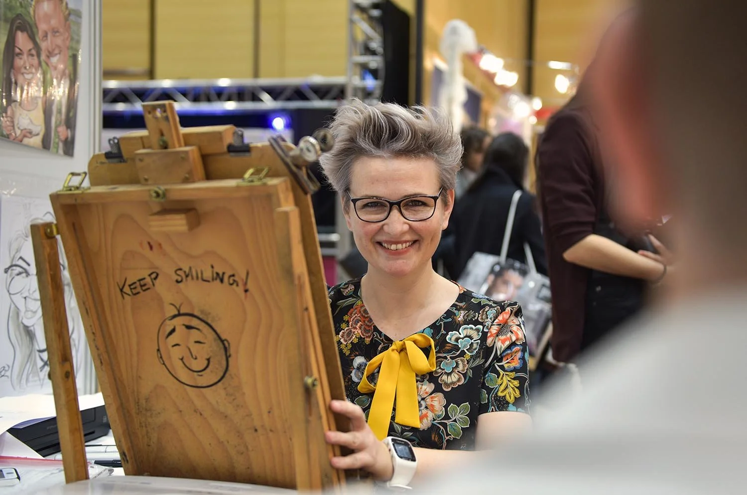 Portrait von Schnellzeichnerin & Karikaturistin Birgit Vlk