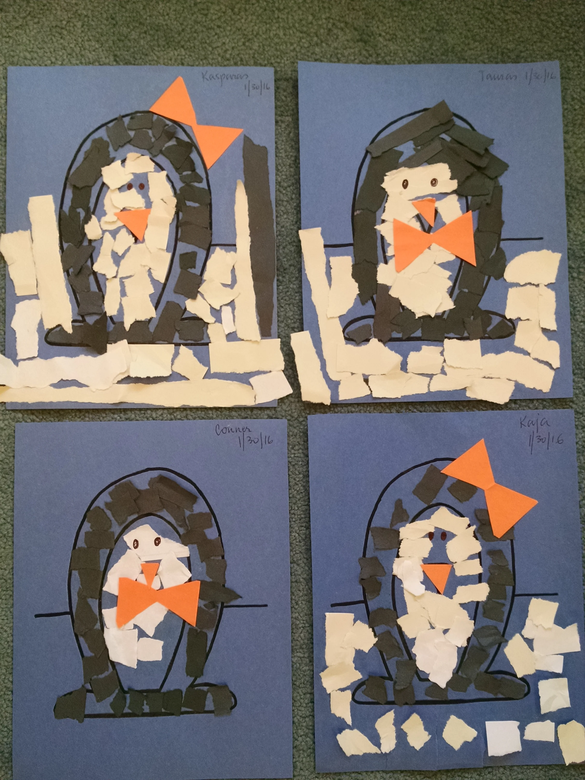 Mažiausieji mokyklos mokinukai mokosi apie Arkties gyvūnus