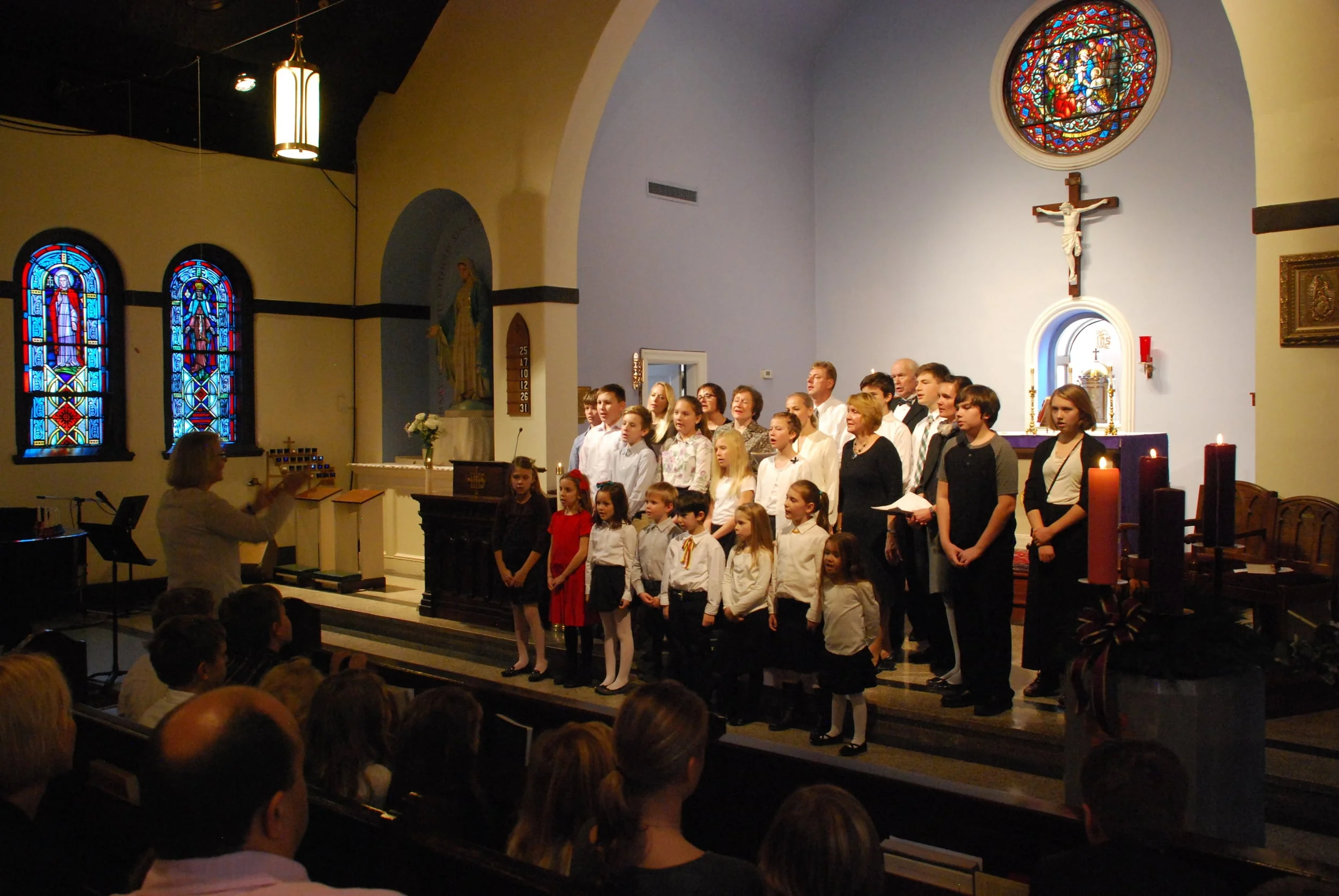 The School Community Participates In The Washington Area Christmas Mass And Concert.