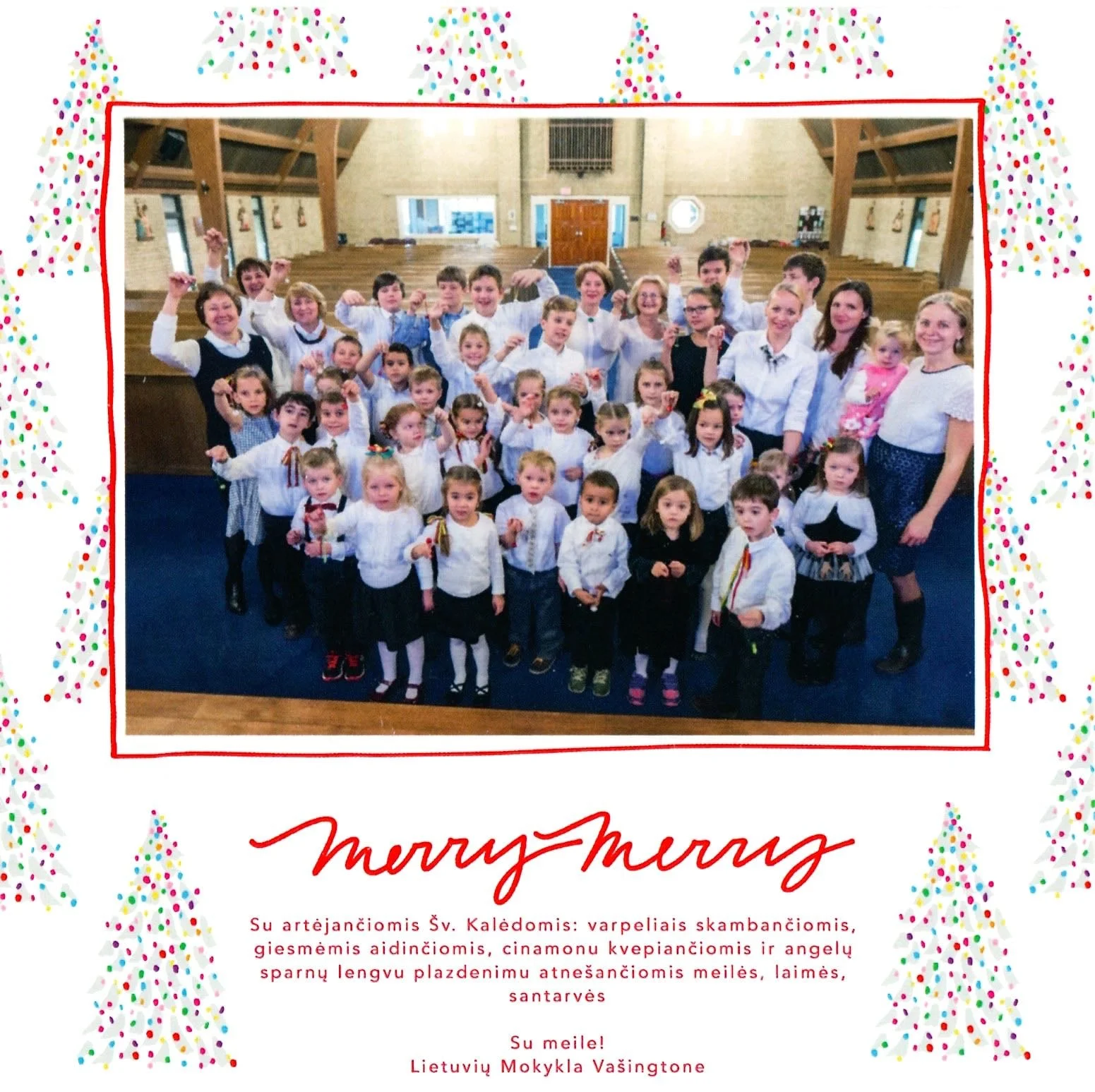 GREETINGS FOR THE COMING CHRISTMAS!