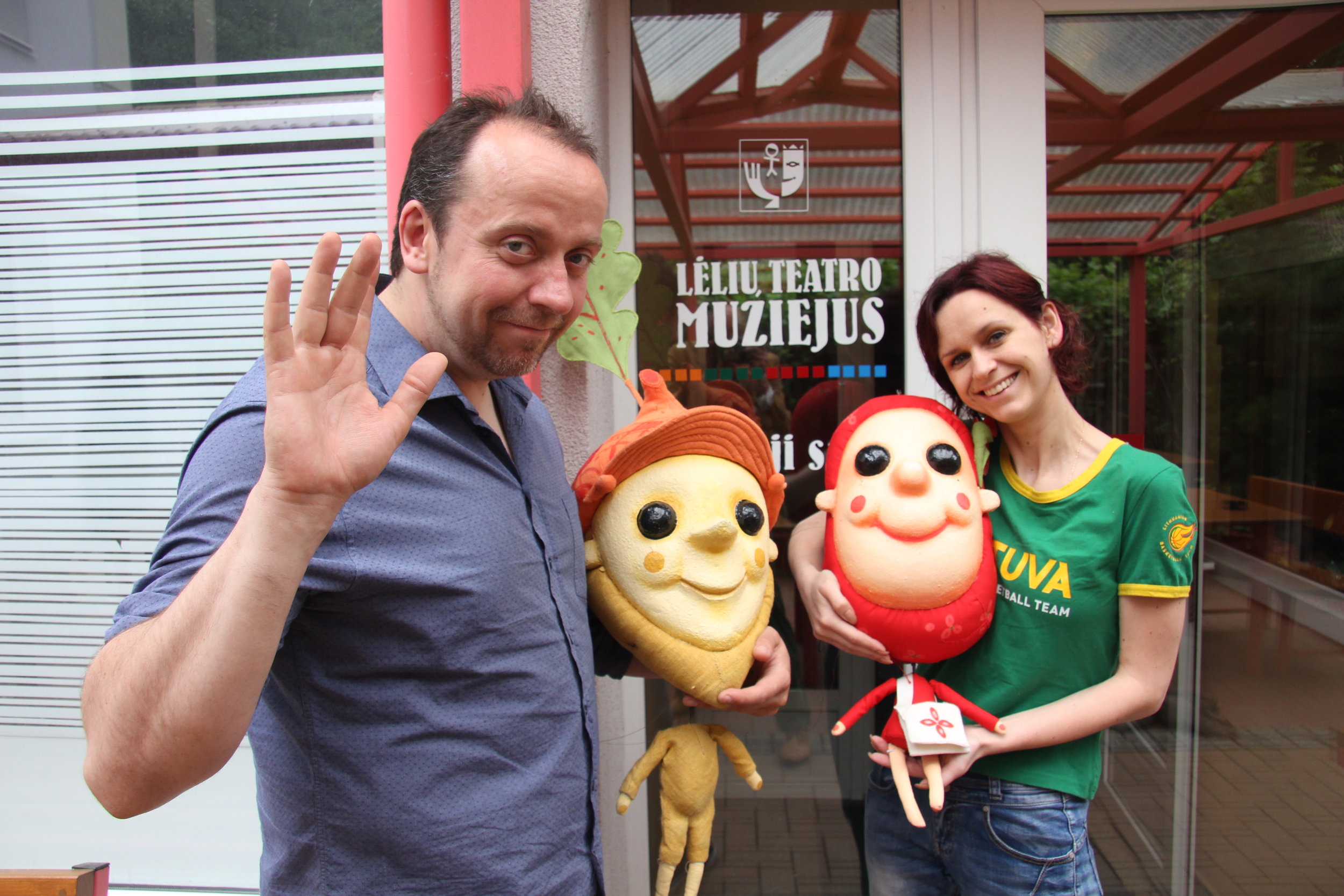 The Drama Theatre Camp With Actors From The Kaunas State Puppet Theatre