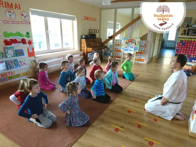 Project "Hello, child of the world!" with kindergarten "Vaikystės takas" in Vilnius