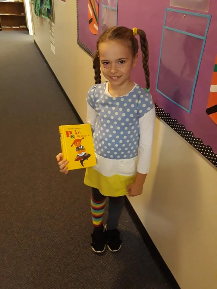 Dressing up as a famous book character — Lithuanian School of Washington