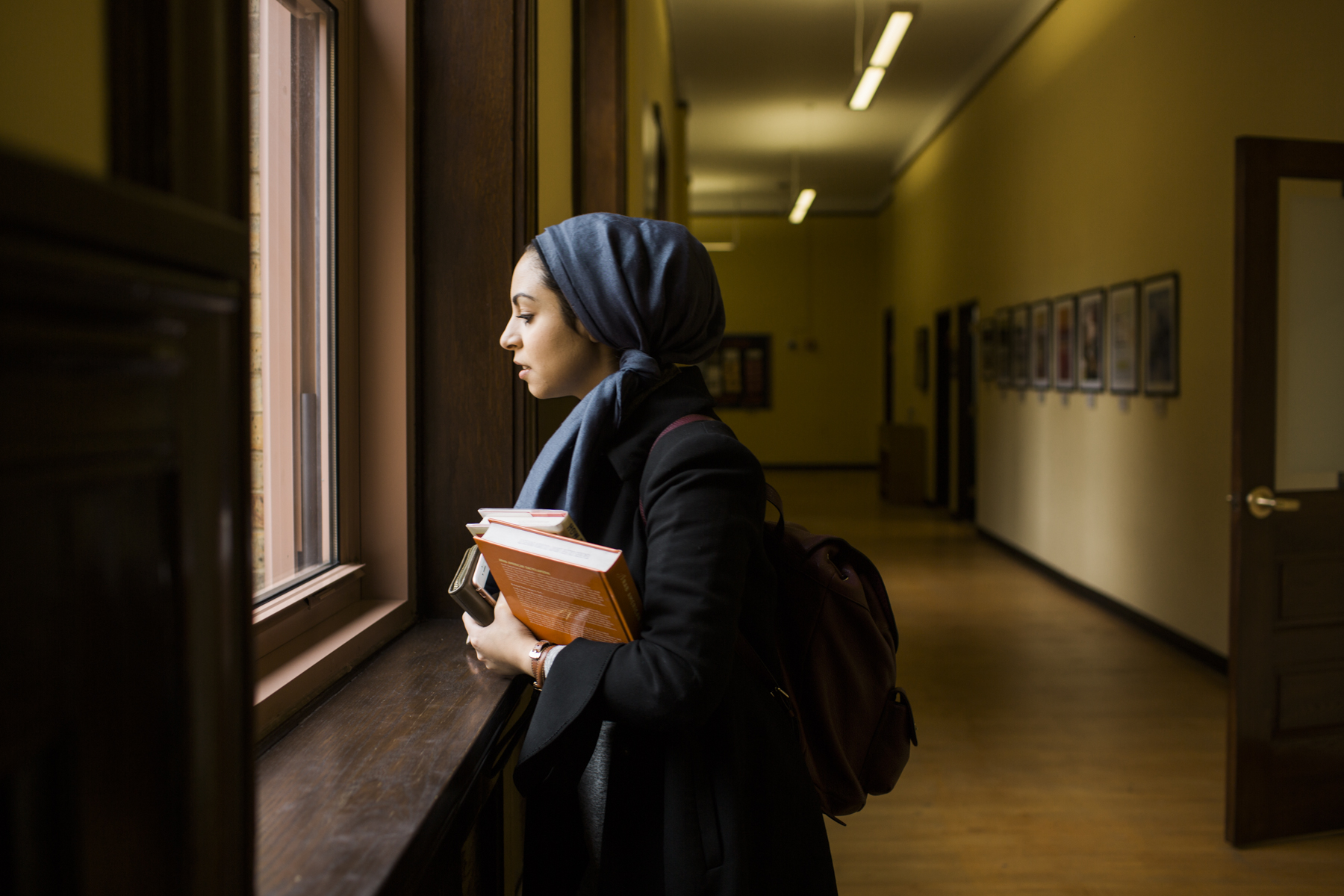 Sarah Alsaidi. Teacher's College, Harlem, Manhattan, New York. 2017. 
