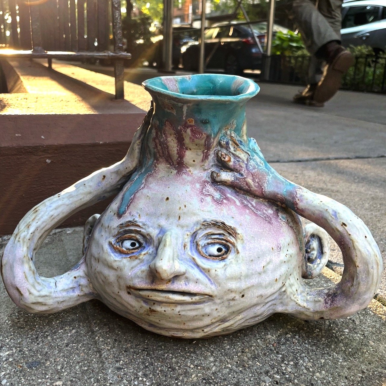 Vase that feels the weight of the world
8 x 11 x 8
2025
$