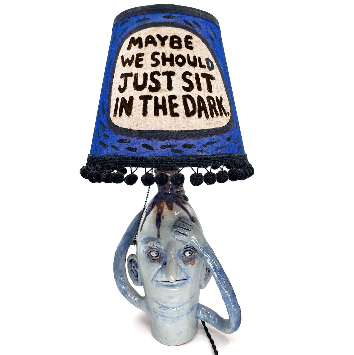 Lamp - Maybe we should just sit in the dark.
20.5 x 10 x 10
2025
$