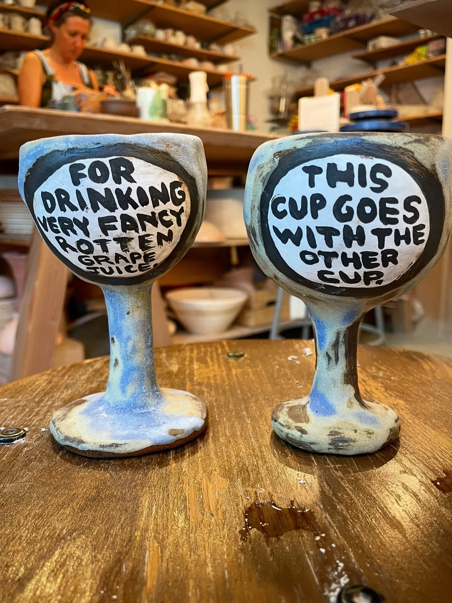 I made two cups in case you want to drink two cups of wine.