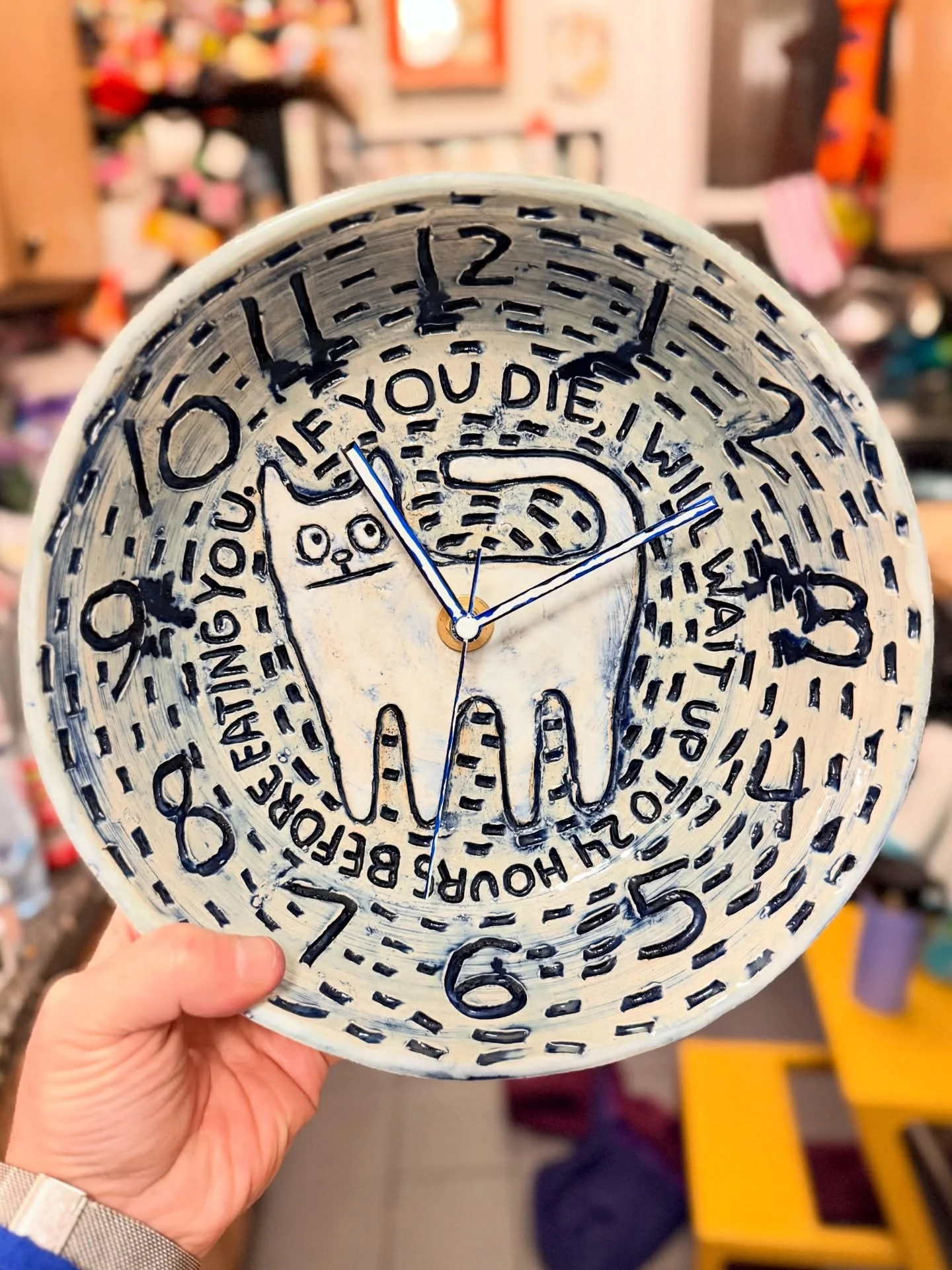 The waiting is the hardest. New dishes and clocks and lamps on my website the Tuesday before thanksgiving. Collect &lsquo;em all!