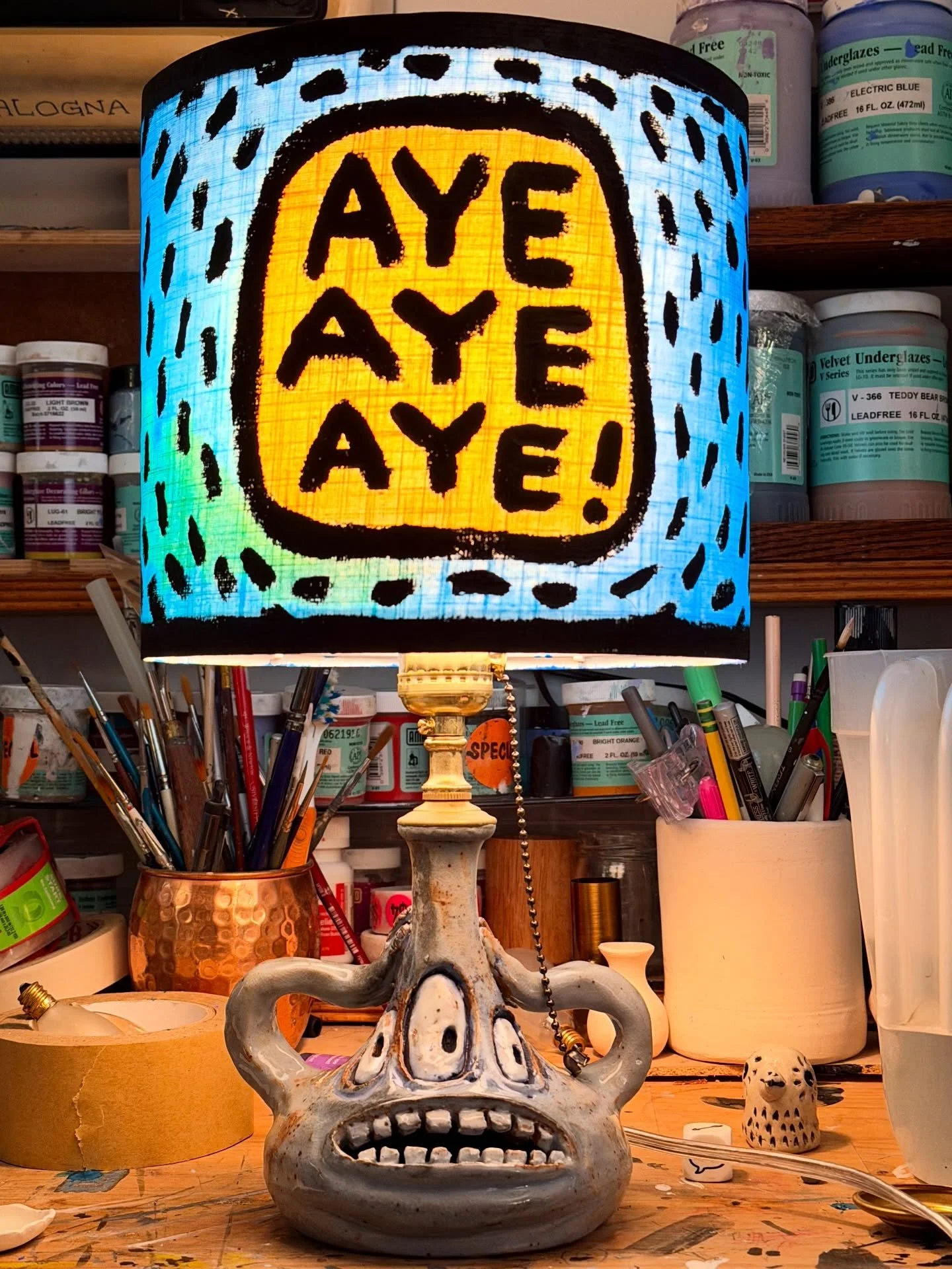 👁️ 👁️ 👁️! New things on my website on Tuesday (11/25) at 9pm (nyc time). Lots of lamps this time.