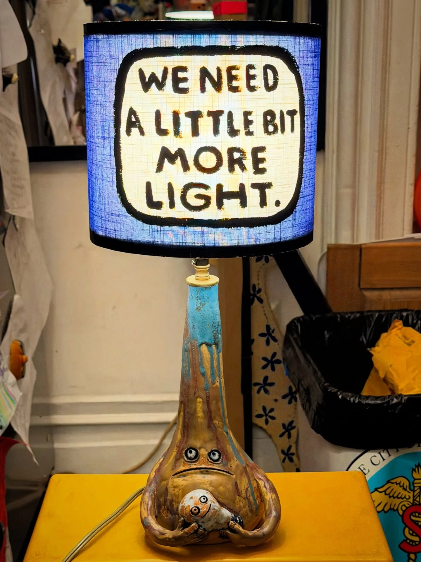 It gets dark and then it gets light again.