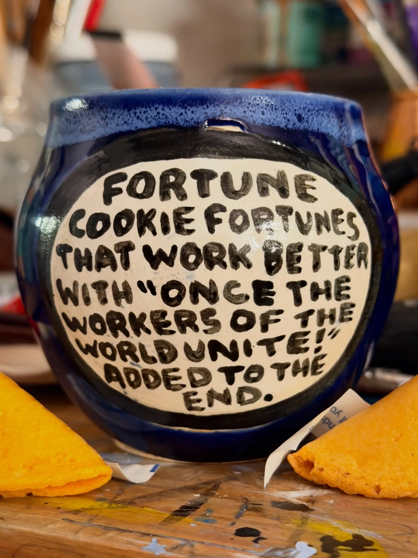 Nothing to lose but our chains. Also, if you are more into capitlalism, get some new dishes off my website for Xmas on 12/15 at 9pm eastern.