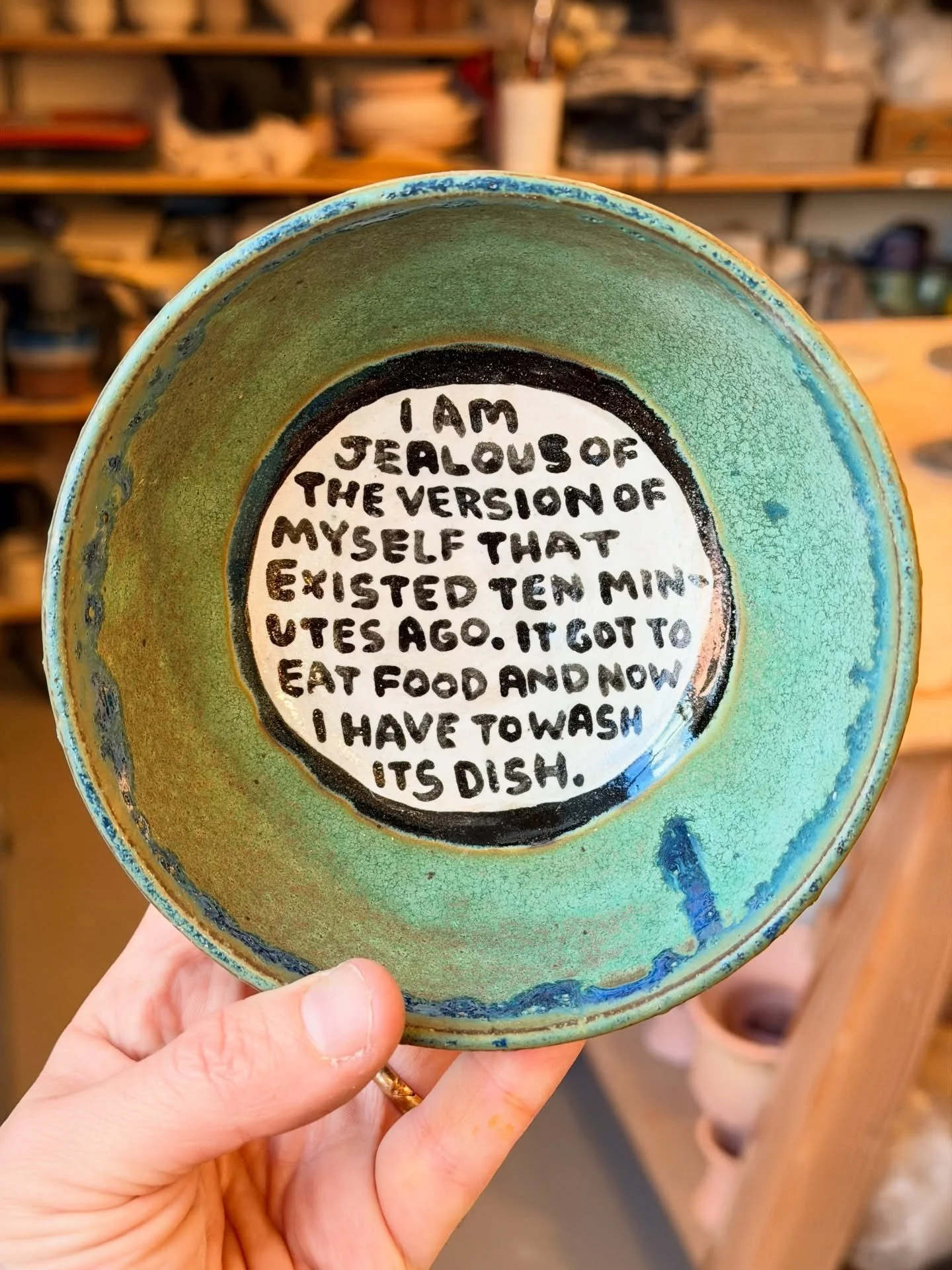 That guy always gets there before me. 
Also, get some dishes for Xmas on my website on Monday (12/15, 9pm nyc time).