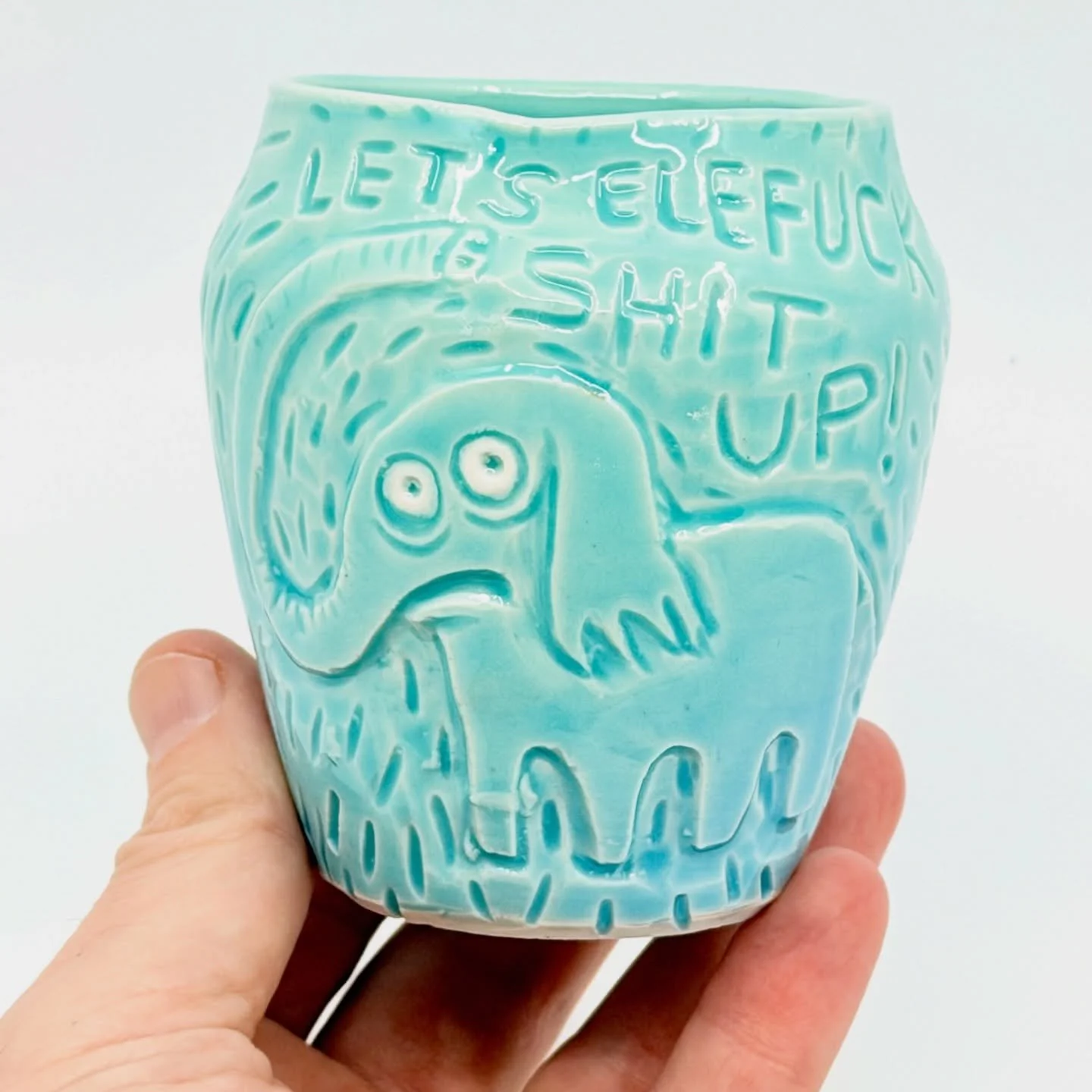 Some favorite ones you can get on Monday night on my website (12/15, 9pm eastern). Probably will have about 50 things total. Maybe 60 if I get a lot out of the kiln this weekend. I checked with the post office and with Princess who delivers the mail 