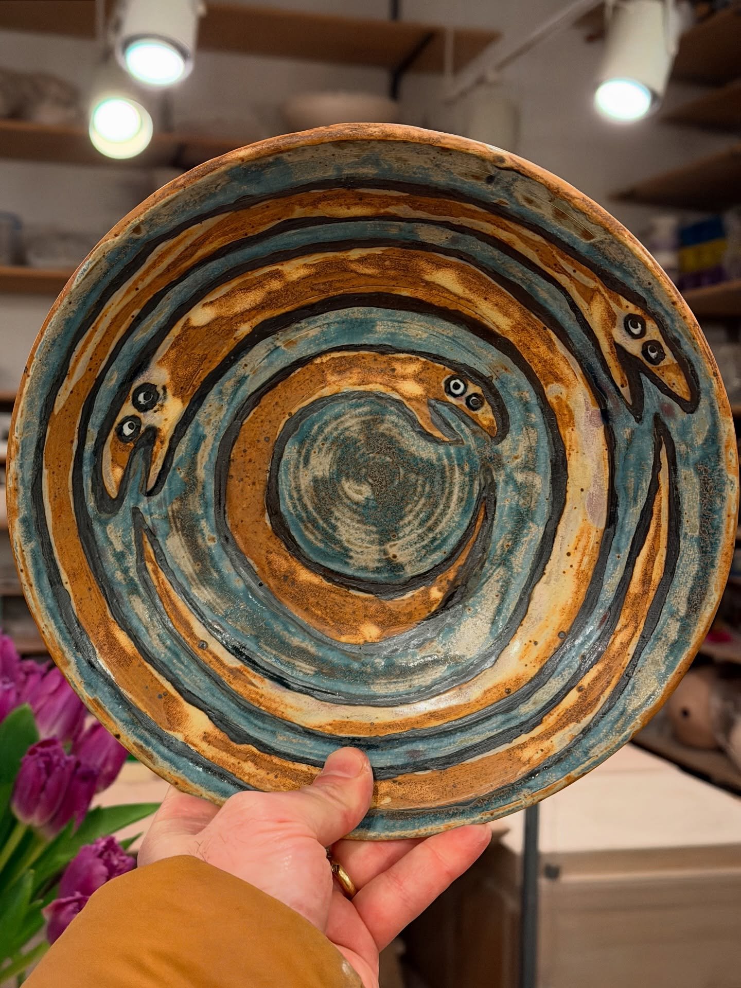 Still in lazy winter break mode and snakes are easy to draw. I&rsquo;ll start making some bigger weirder stuff next week.