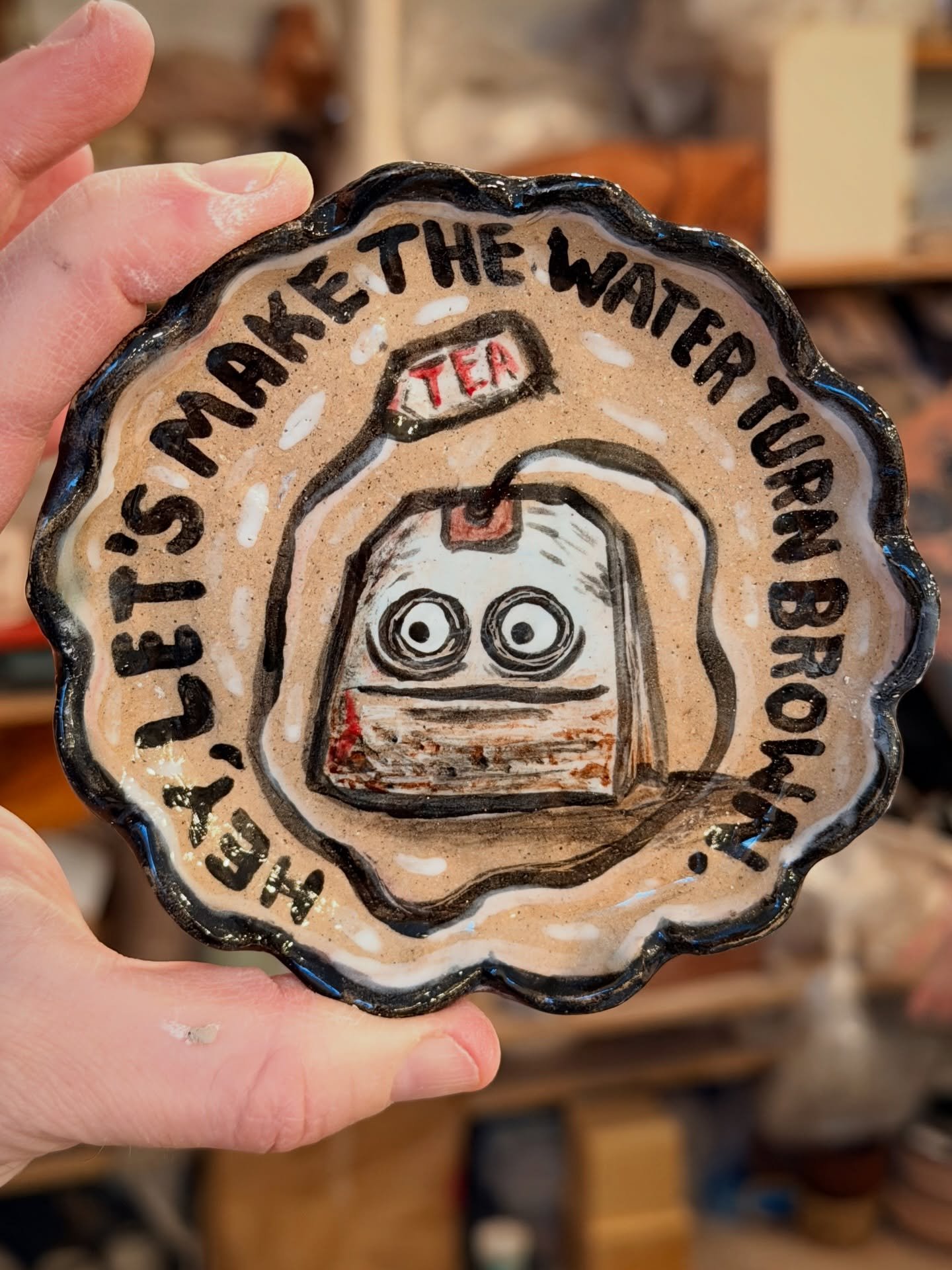 I like making the water turn brown.