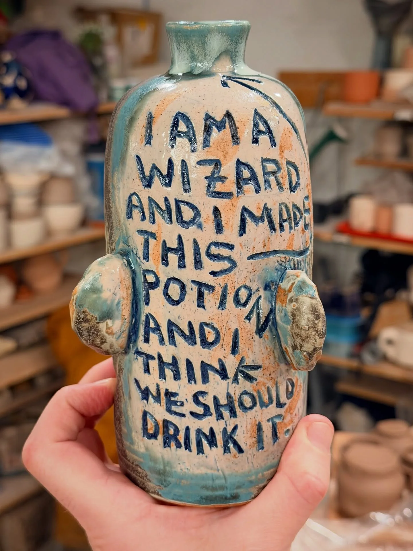 Let&rsquo;s get drinks for Valentine&rsquo;s Day! Vessels for potions on my website &mdash; Feb. 9 at 9pm nyc time.