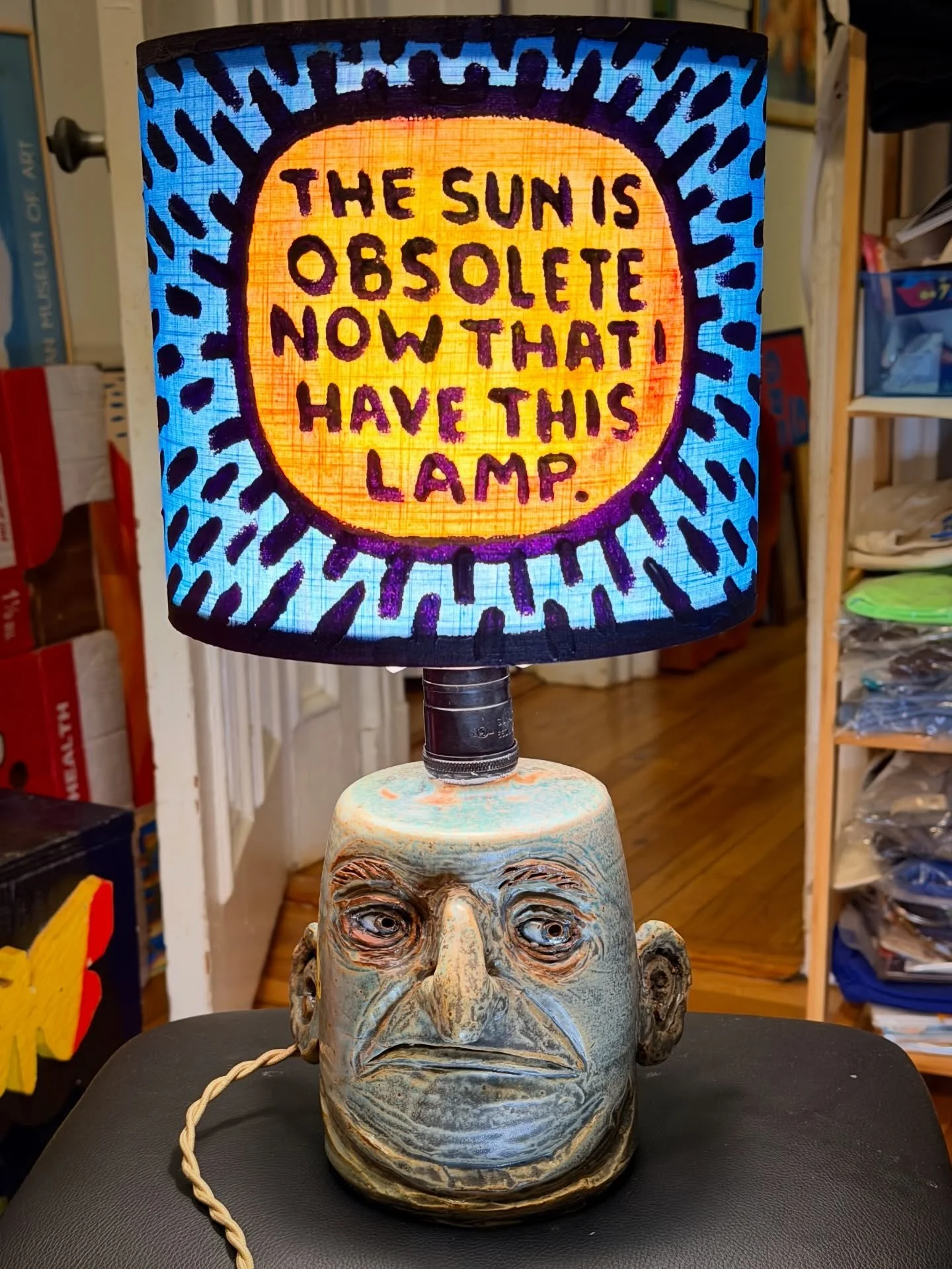 New technology! On my website tomorrow! (Monday Feb. 9 at 9pm eastern). Probably 3 lamps, 2 clocks, and 50 cups and bowls and things. Collect them all!