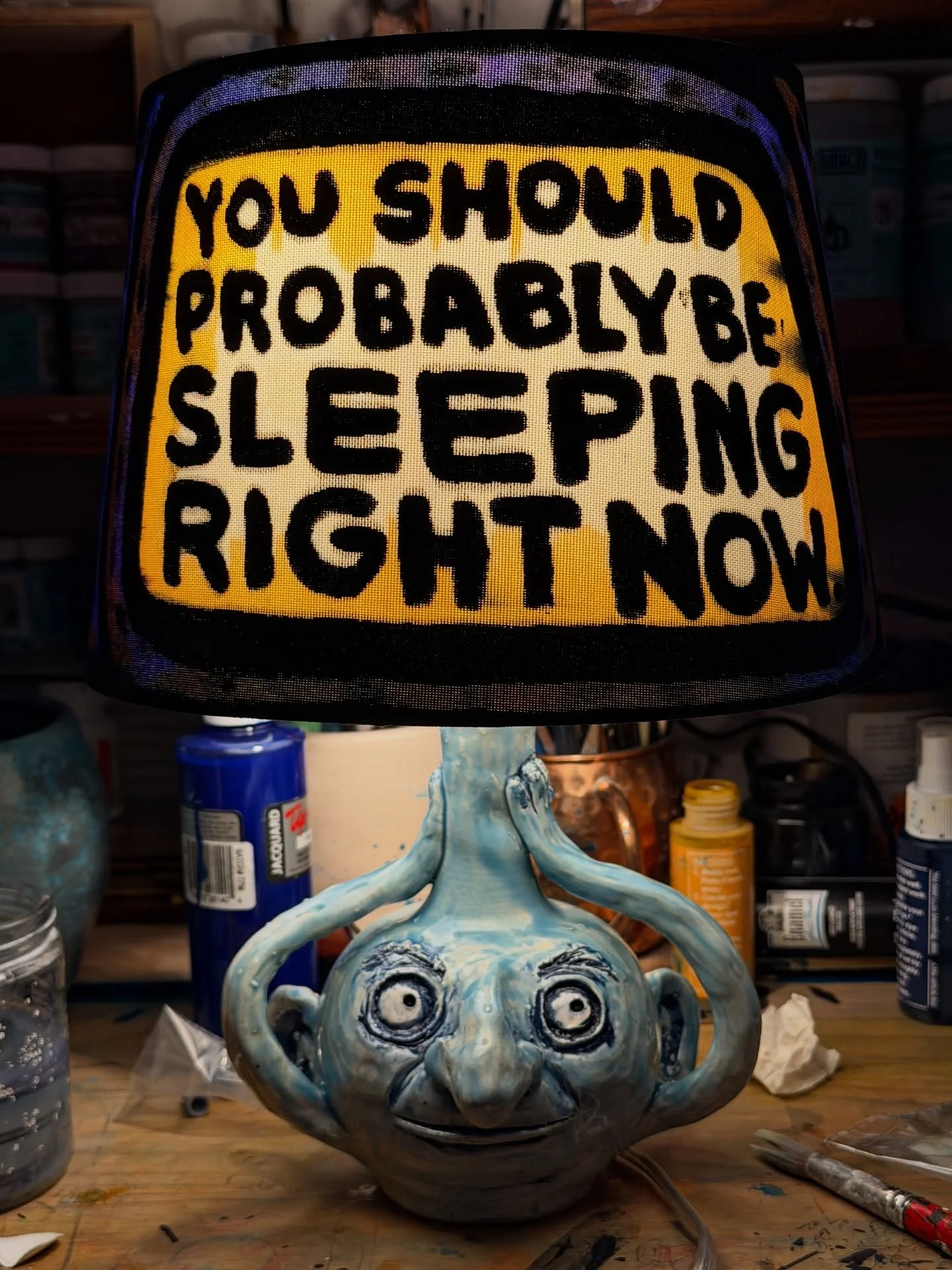 Good lamp to lock eyes with at 2:00 am. Or 2:00 pm.