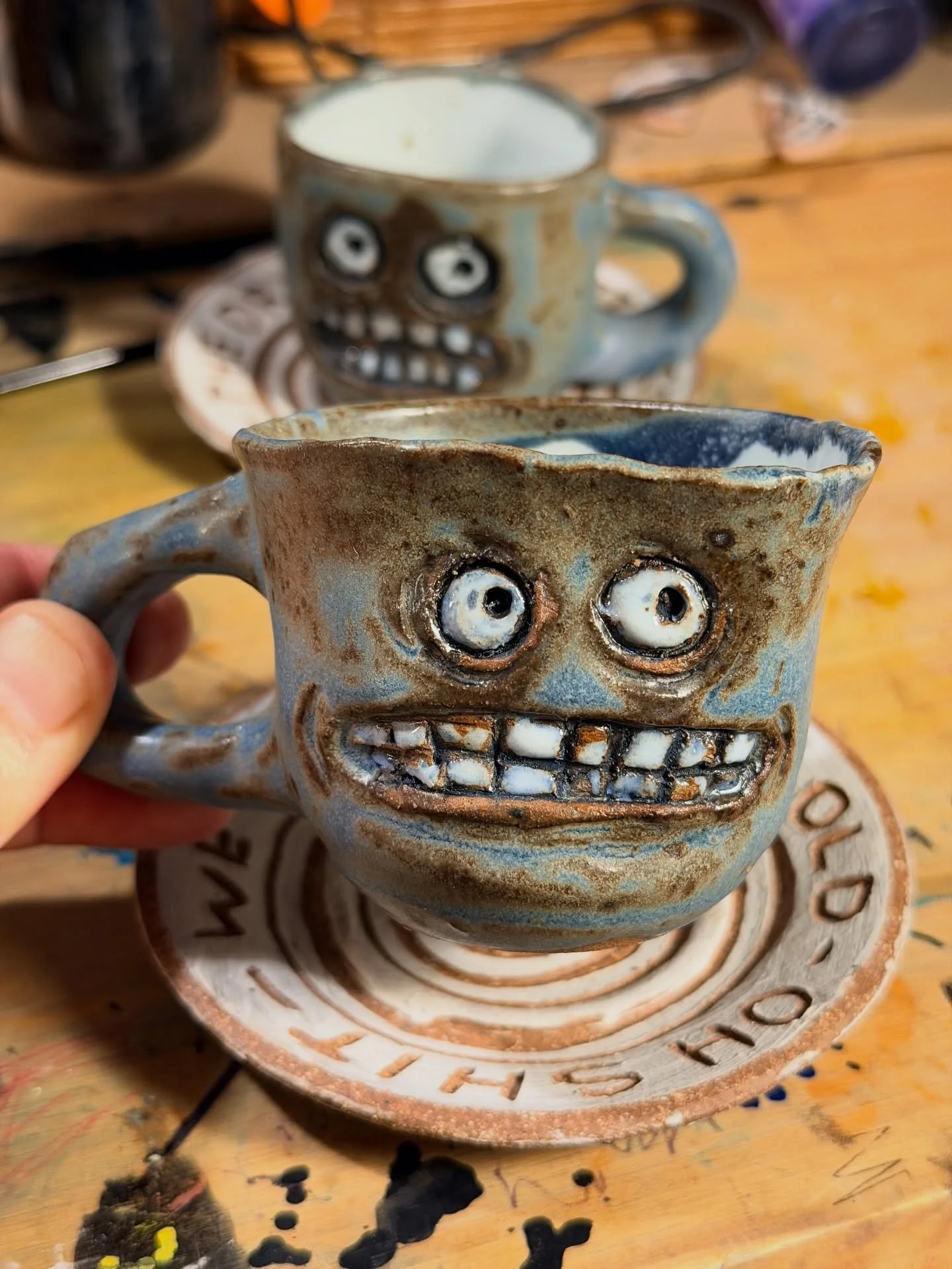 Cups for the old! Cups for the cold! I think I&rsquo;m going to do a big website update with all the recent stuff in a weeek and a half on June 2 at 9 at night NYC time. Collect &lsquo;em all!