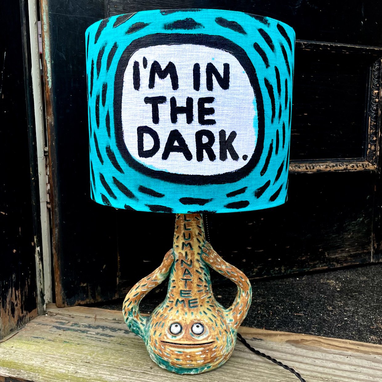Lamp: I'm in the dark
21 x 13 x 13
2025
$