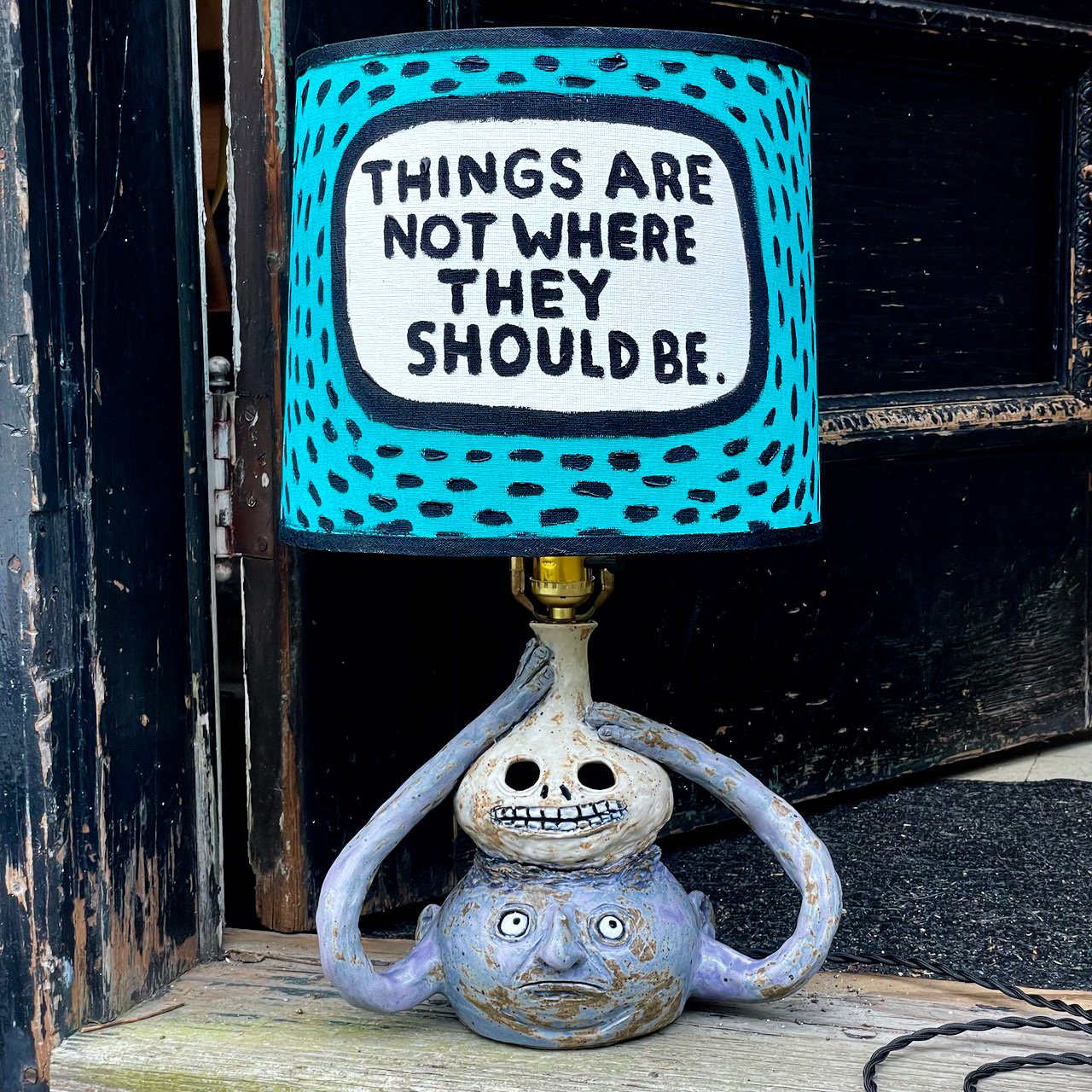 Lamp: Things are not where they should be.
21 x 11 x 11
2025
$