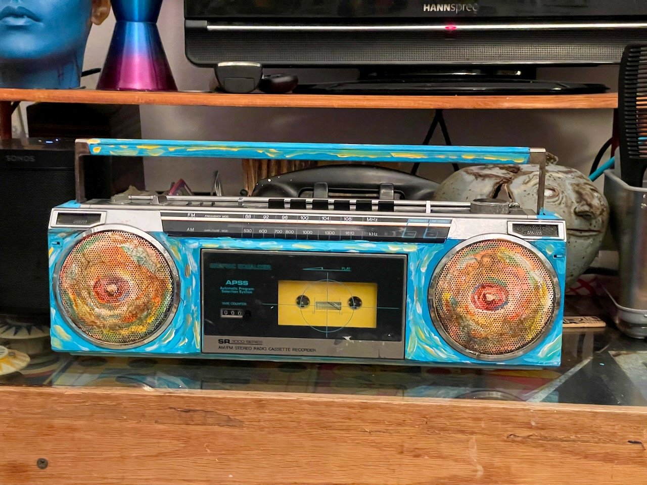 Working boombox with nipples and chest hair
8x16x3.5
2025
$