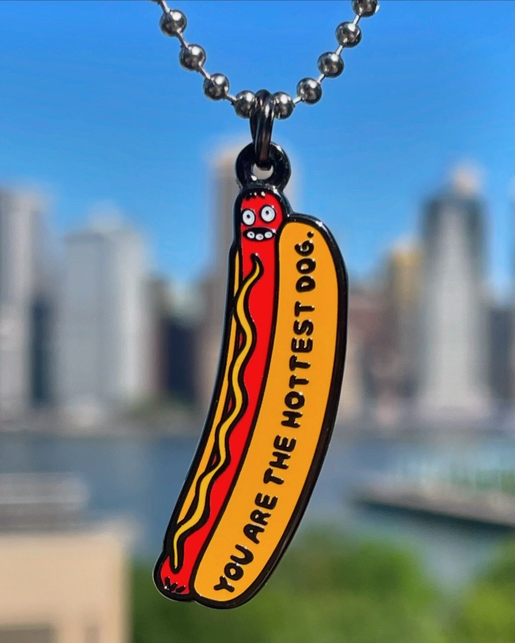 You are the hottest dog necklace (edition of 1000)
1.5 x .25 (comes with a chain in a dime bag)
2025
$18