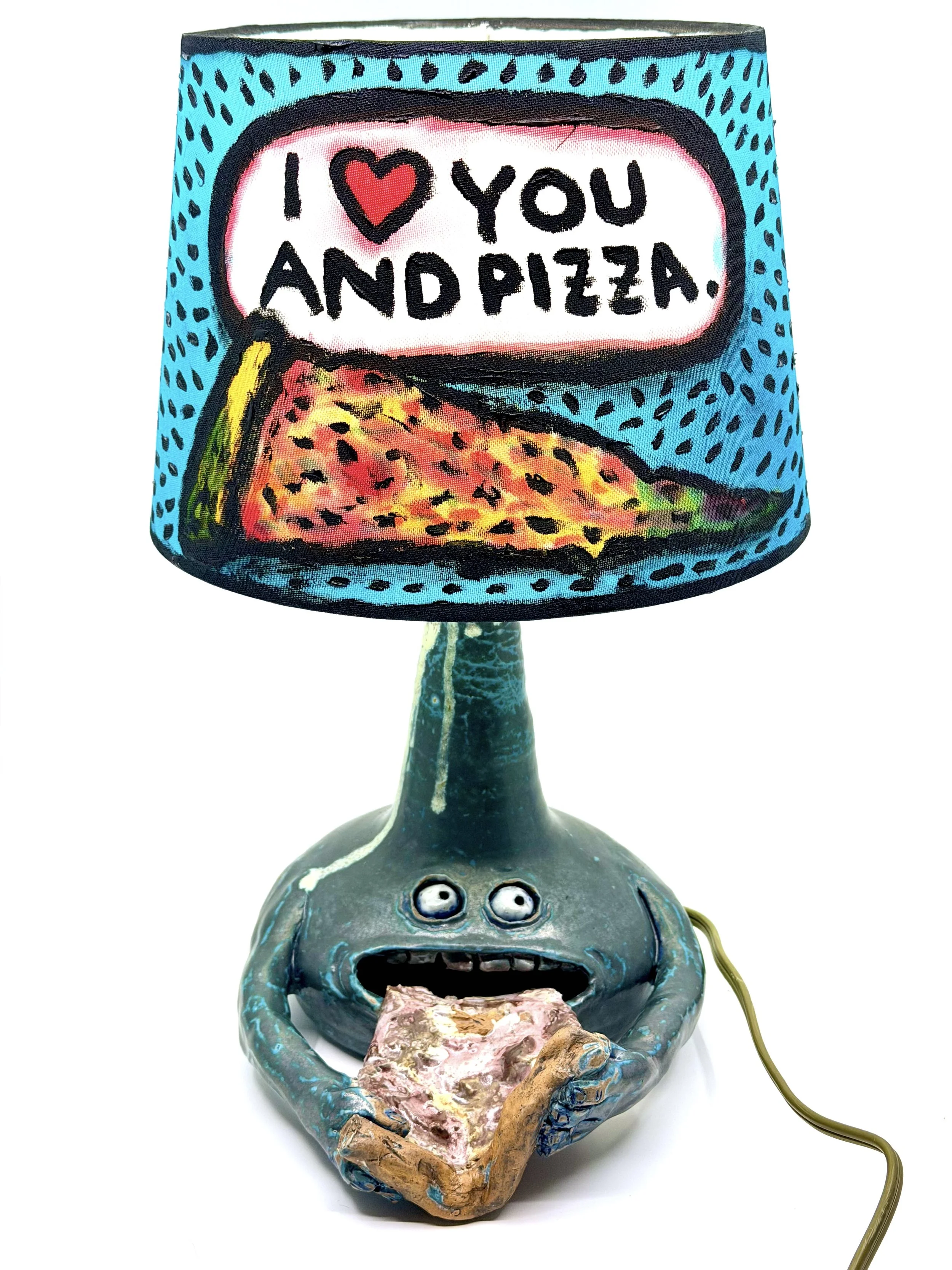 I love you and pizza - 15 inches tall - $1100