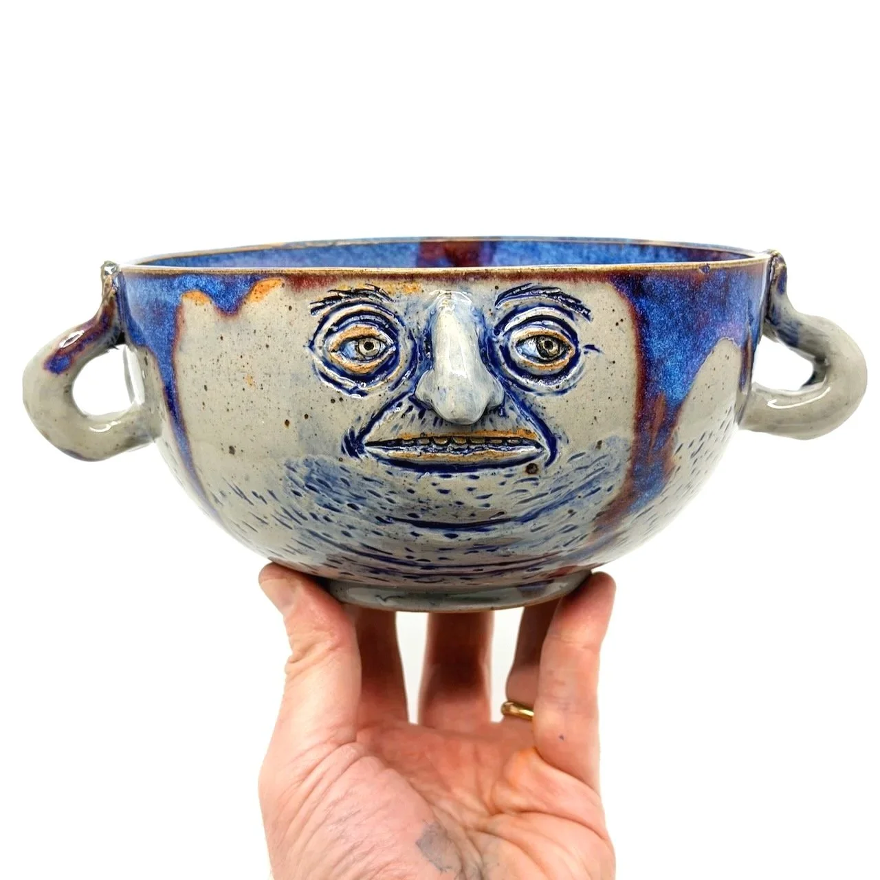 A kind of big kind of nice old man bowl