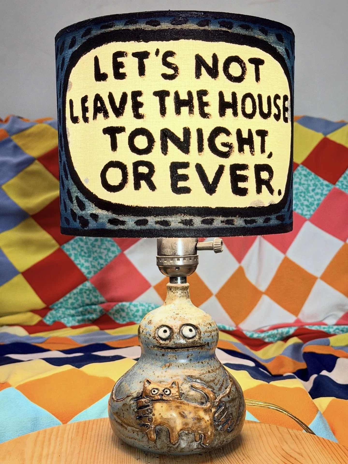 Let's not leave the house - smaller- I think 13 inches tall. $800