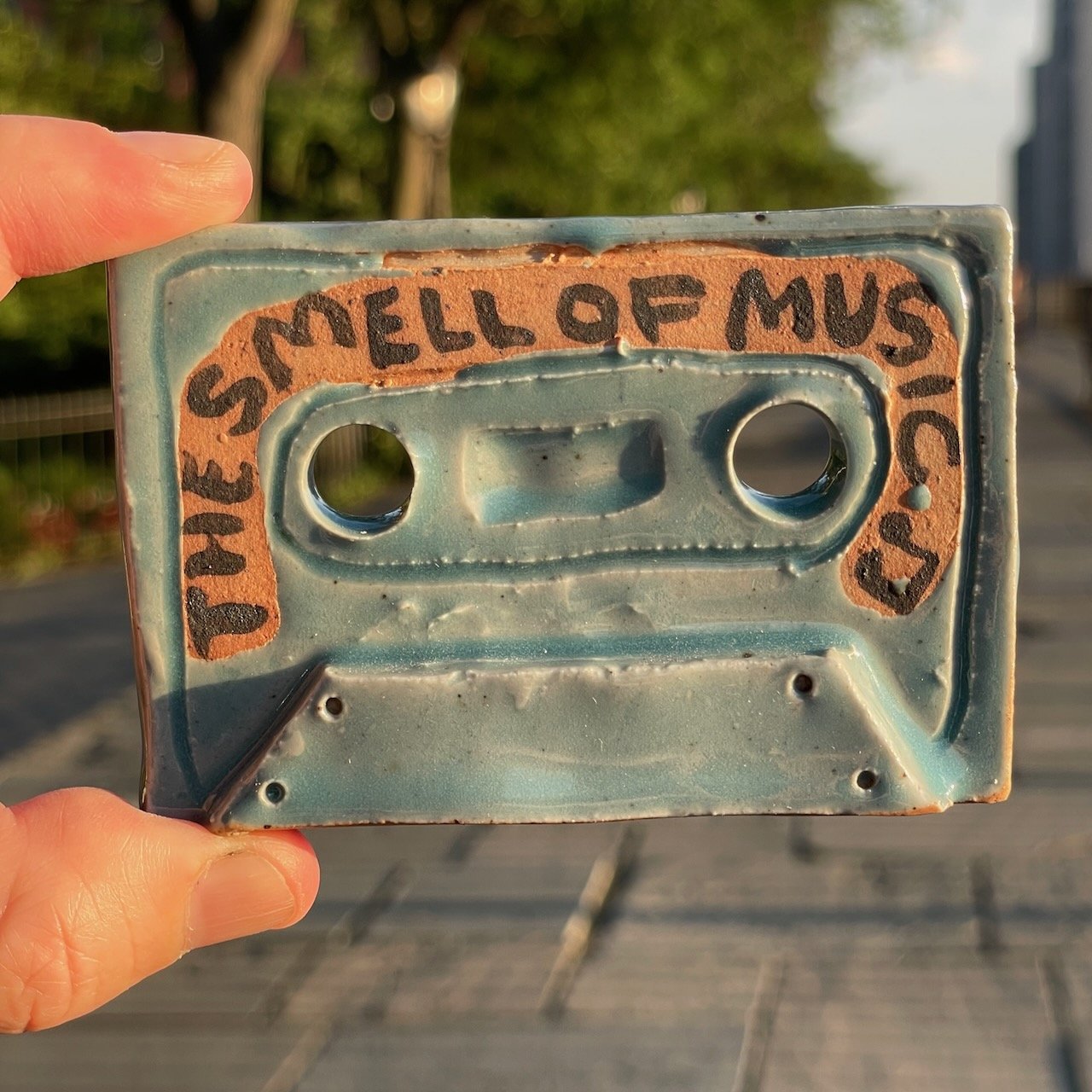 Mix tape: The smell of music // the stink of silence
edition of 20
2.5 x 3.5 x .75
2025
$