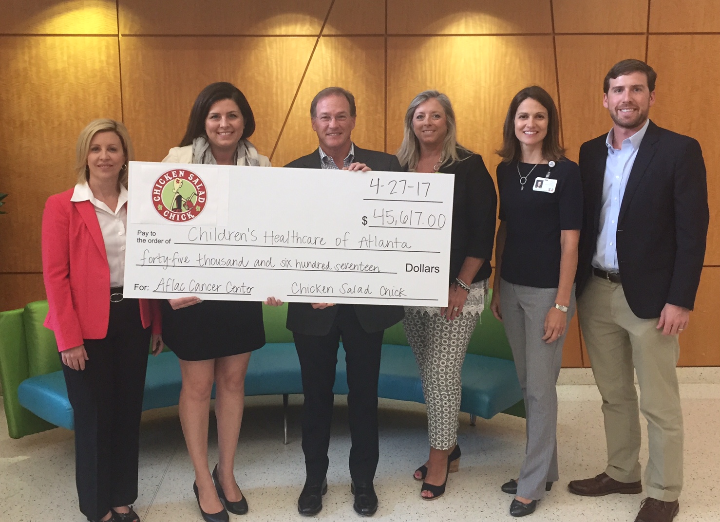 From L to R: Allyn Lahti, Lauren Fernandez, Darren DeVore, Nury Gulick, Sharon Robinson, John Wiles, Jr.