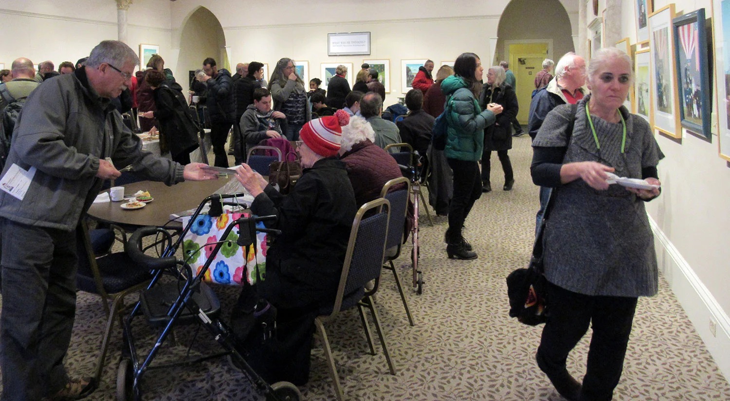 Opening reception at the ArtReach Gallery.