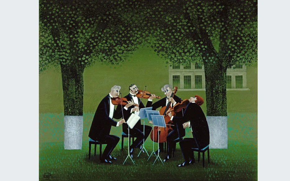 Quintette. Painting.