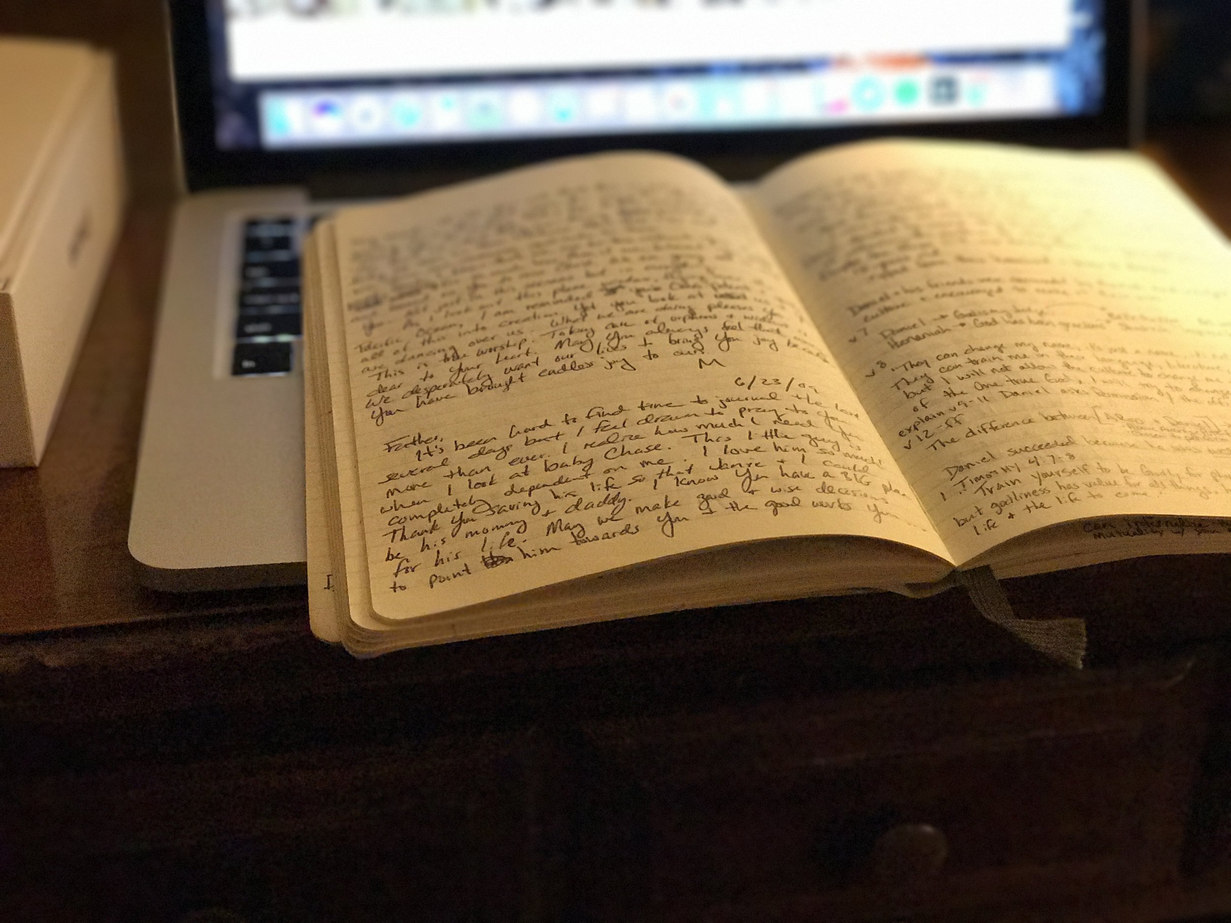 My prayer journal from summer of 2009 while we were in Taiwan adopting Chase. 