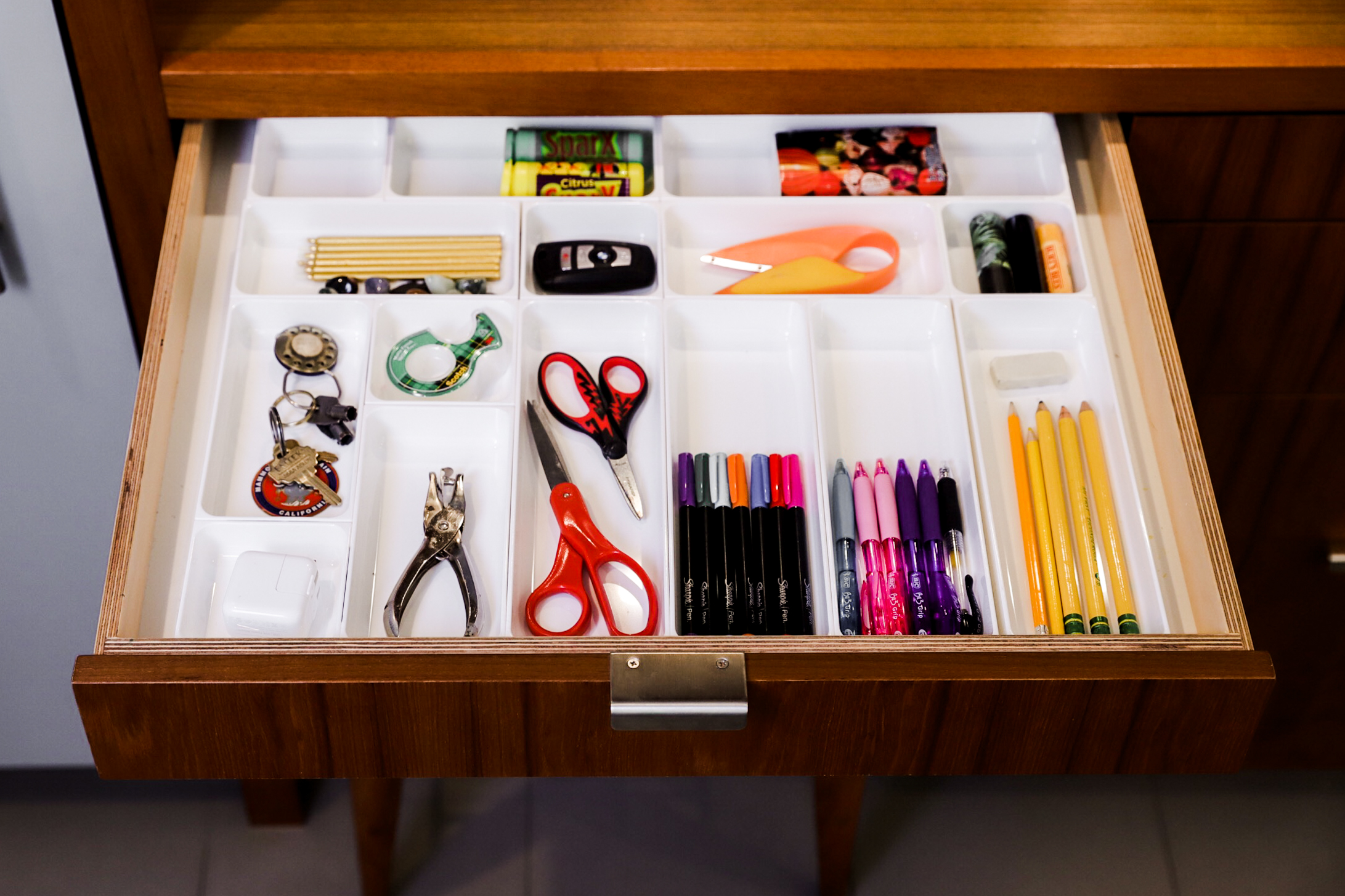 Junk Drawer. Organized. Everything in that Junk Drawer. Junk Drawer real phooto. Great products