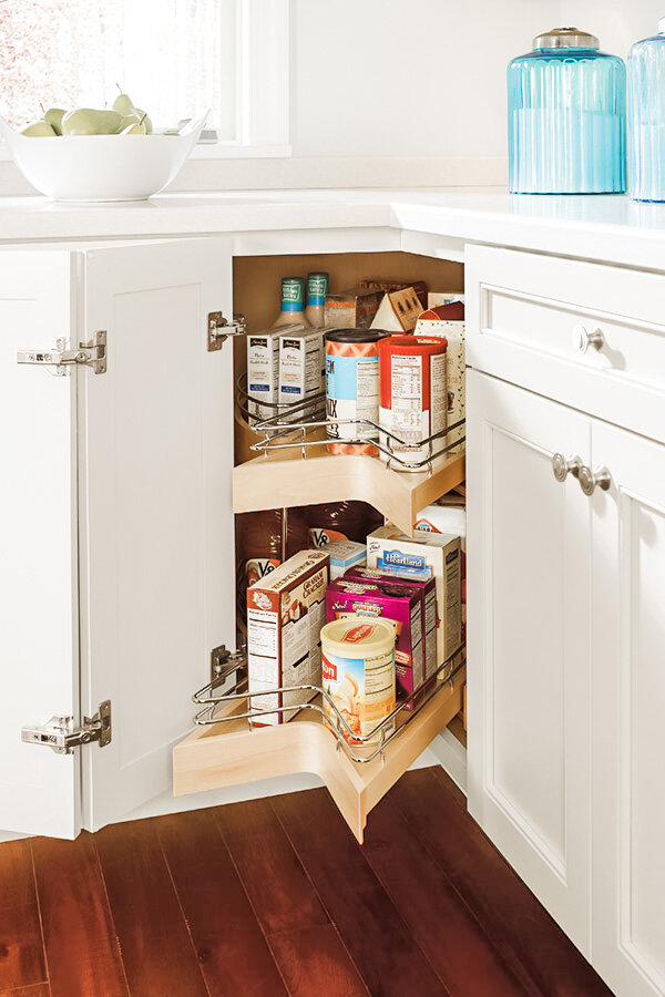 It S Organized Corner Cabinet Solutions, How To Organize Corner Cabinets
