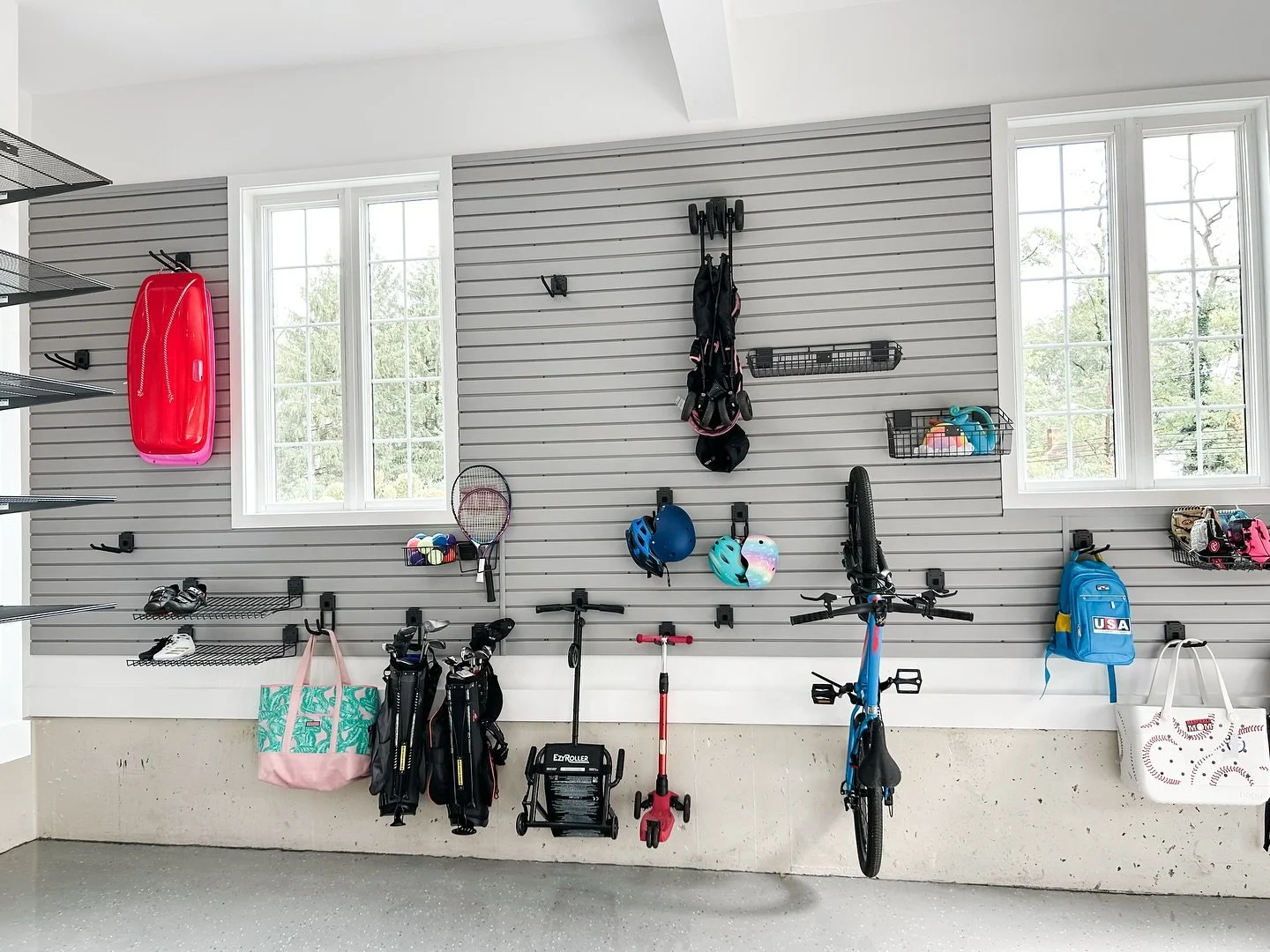After a devastating fire that began in the garage, we finally had a chance to complete this space again for our client&rsquo;s - it&rsquo;s been a long journey for them, but we&rsquo;re so happy they&rsquo;re home is finally complete 😍 📷@itsorganiz