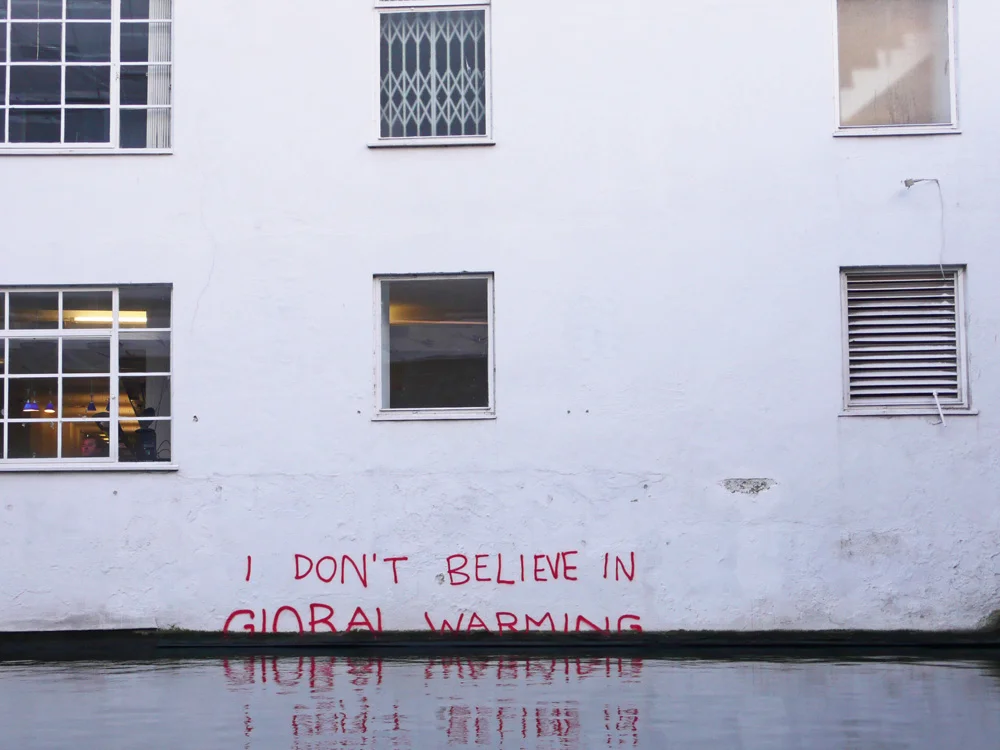 Banksy, Global Warming, 2009. Photo by Duncan Hull