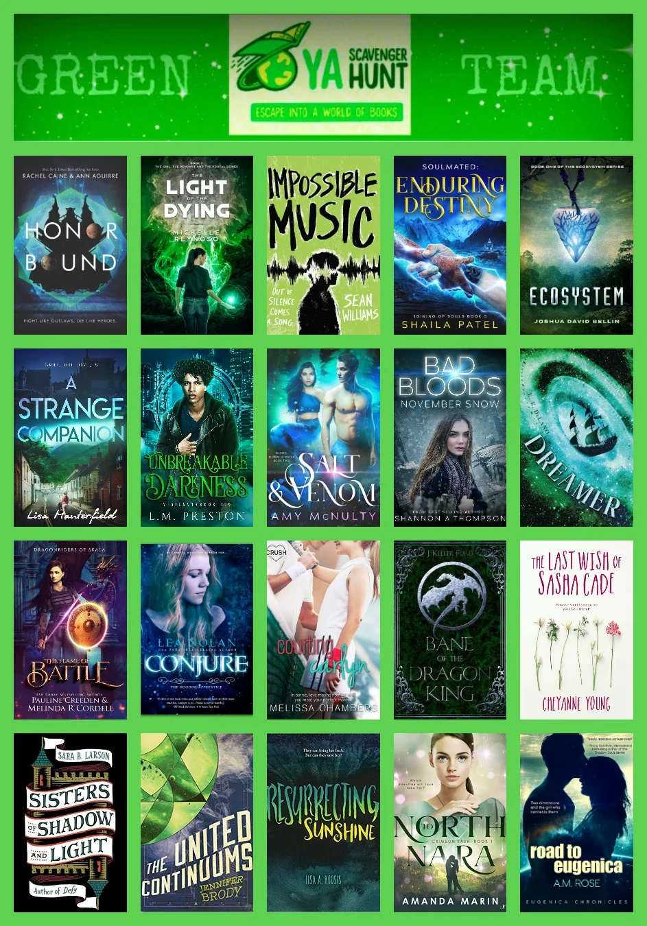 YA Scavenger Hunt - Spring 2019!