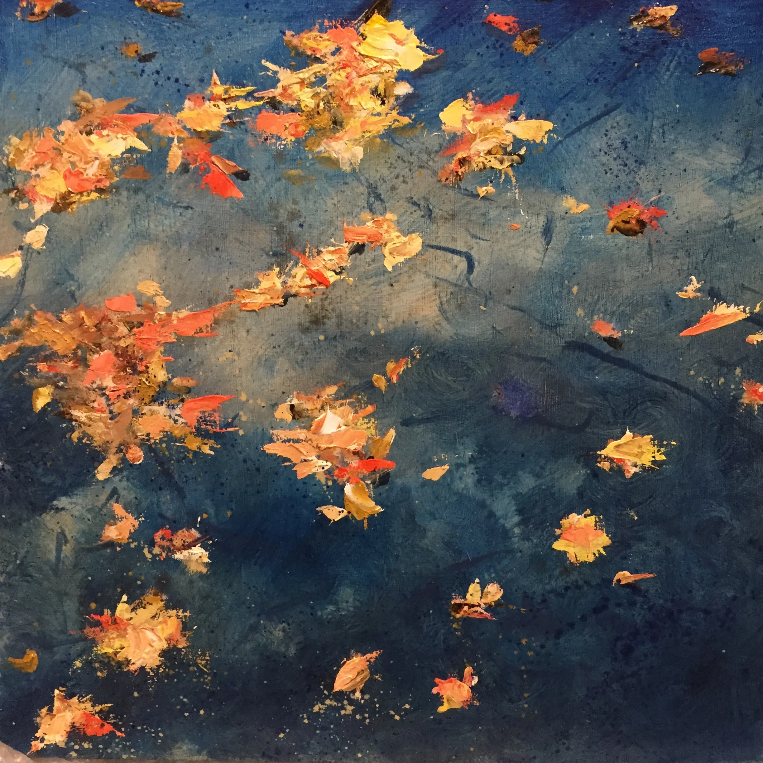 Floating Fall Leaves #1