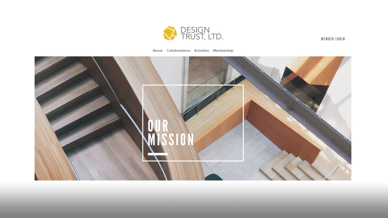 The logo colors and design were incorporated into a fresh, modern website. Four main headers offered easy navigation for users. A password-protected Members Login page, found to the upper right, offered a proprietary resource for members only.