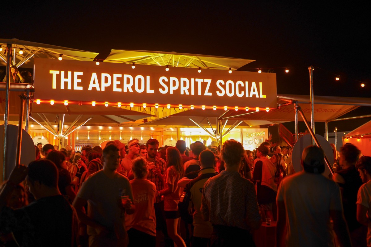 Aperol “The Aperol Spritz Social” ‘Experimental Event of the year’ Nomination 2014 Manchester’s SpinningFields, Lovebox and Bestival