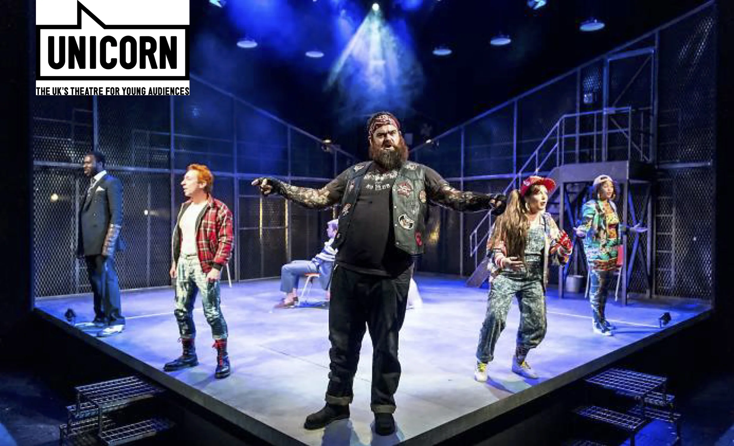 The Unicorn: Baddies Designer: James Button Set Construction: Tandem ***** - Evening Standard **** -The Guardian **** -The Stage