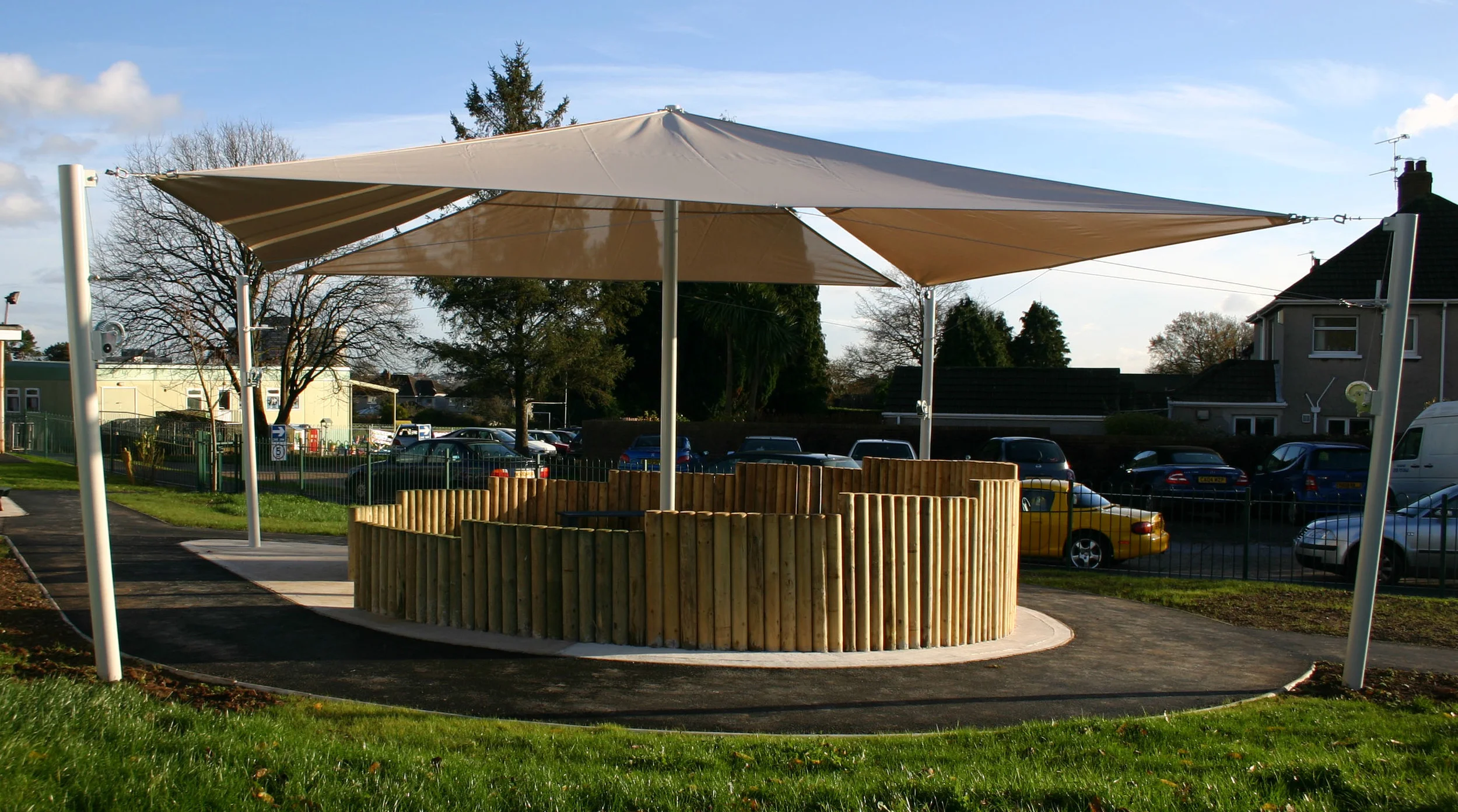Shade Sails Gallery — OUTDOOR FOR SCHOOLS BY AEL