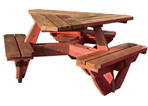 Esher - Teak Stain - 6 : Code L1120TK W 1540mm (top) overall