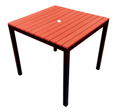 Table Red Code PWK800R W 800 x D 800 x H 757mm