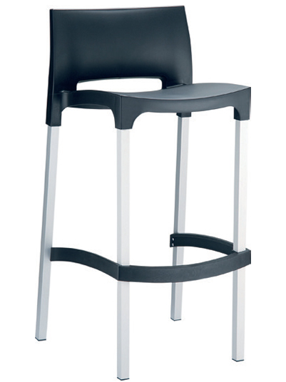 Poseur Chair W 390 x D 450 x H 960mm Green : Code CC4206 Orange : Code CC4206 Red : Code CC4206 Black : Code CC4206
