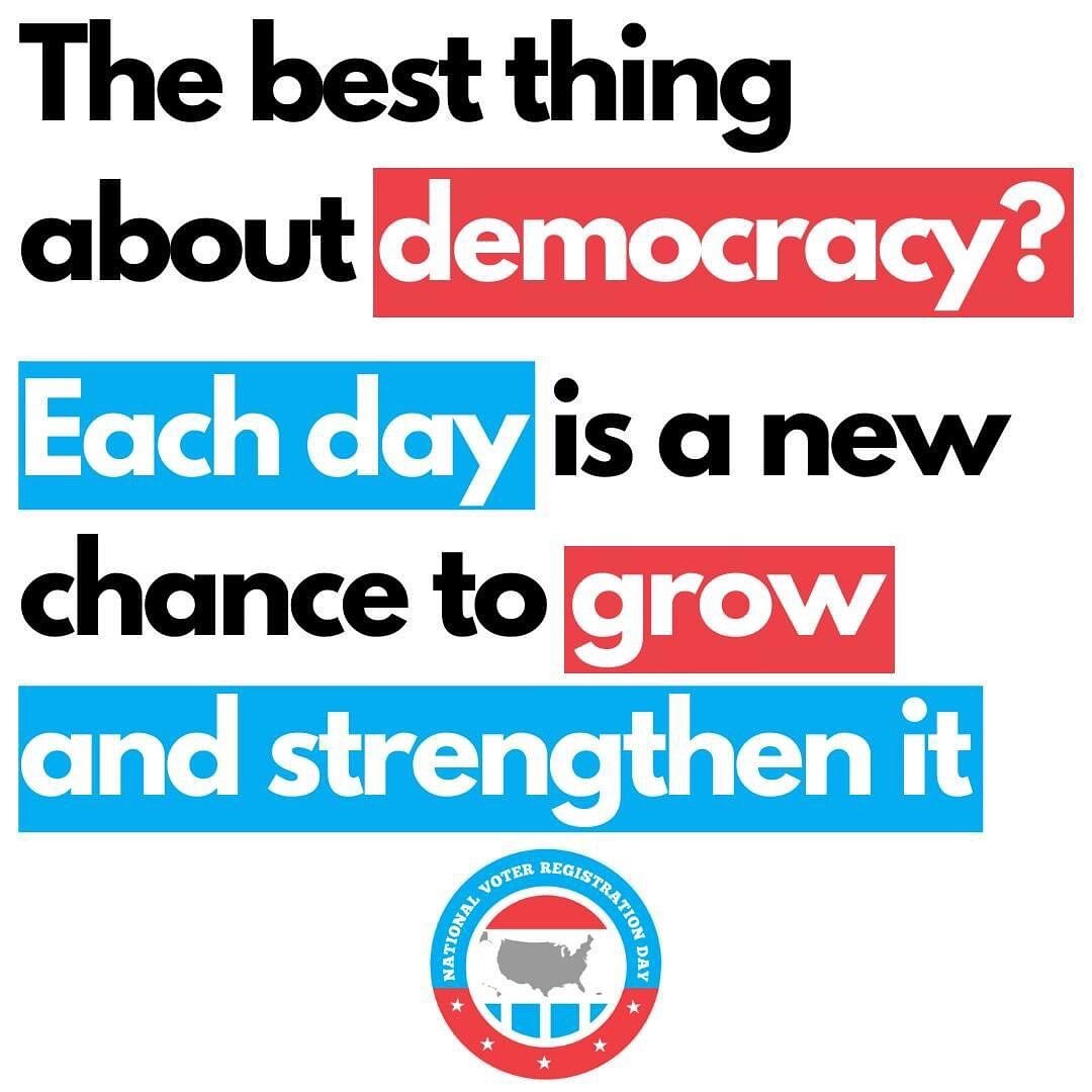 🇺🇸📋🗳❤️ We're only seven weeks away from the November general election! Celebrate democracy in America by registering to vote on September 20 at: NationalVoterRegistrationDay.org 
 
#NationalVoterRegistrationDay #VoteReady