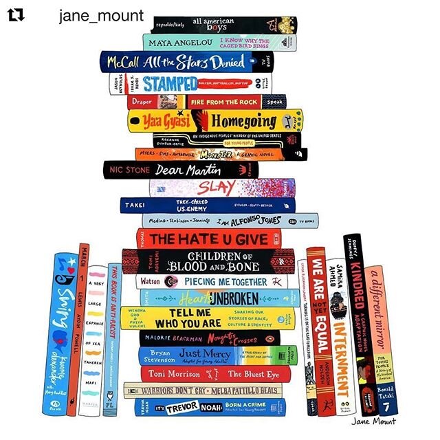 Young Adult Stack!!
.
.
I&rsquo;m very excited to read these with my Young Adults!
.
.
#Repost @jane_mount with @get_repost
・・・
hi! this is a revised version, and I&rsquo;m going to delete the earlier post soon, so if you have a comment thread going 